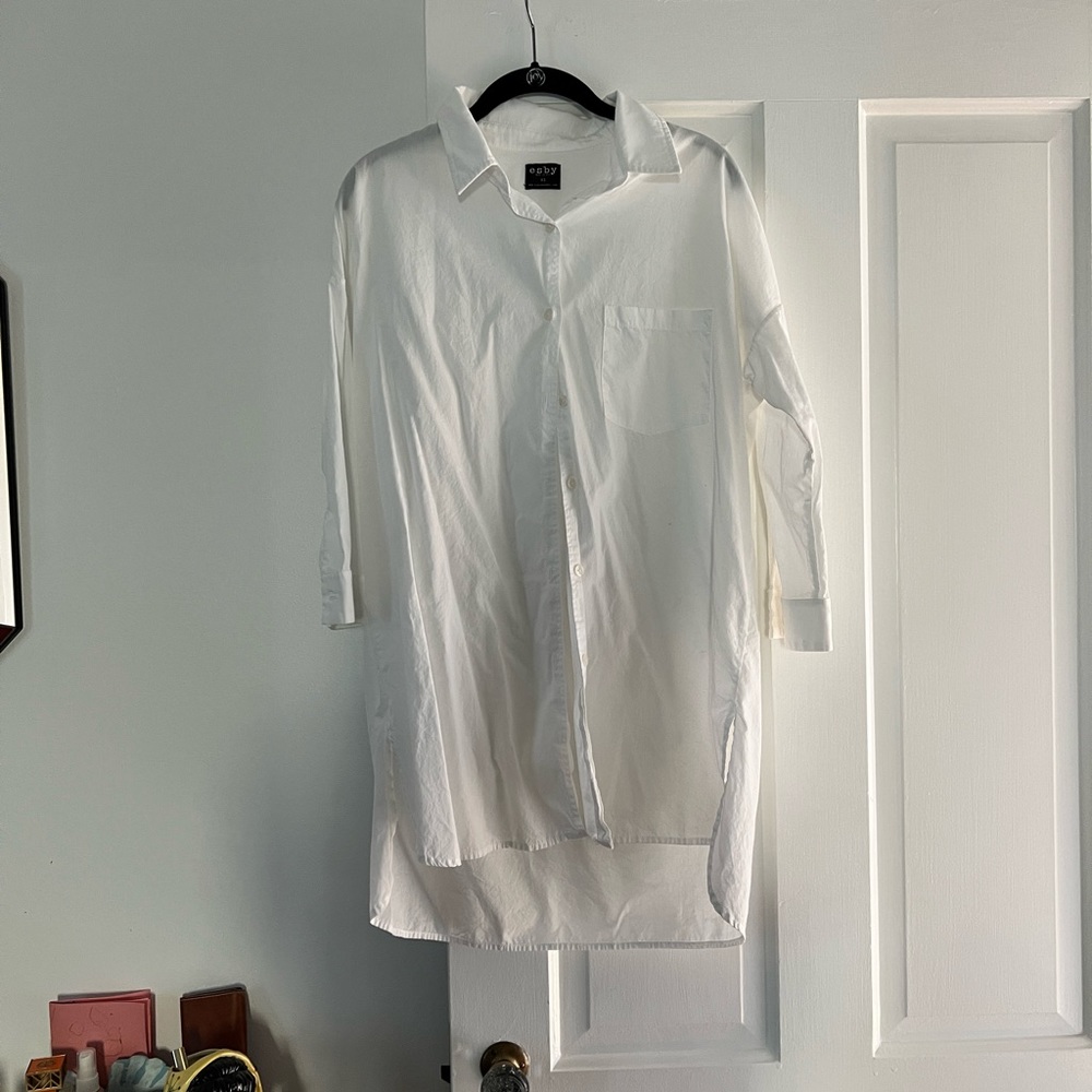 Esby Sarah Shirt in White - Picture 1 of 3